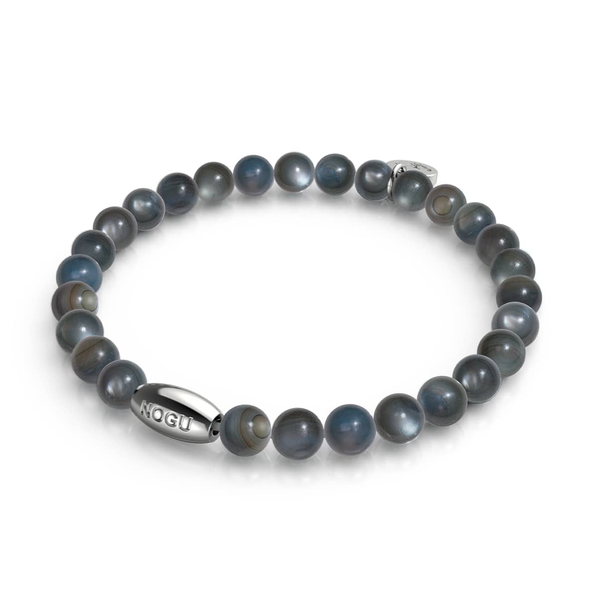 Ägäischer Sturm x Silber | Abalone-Armband